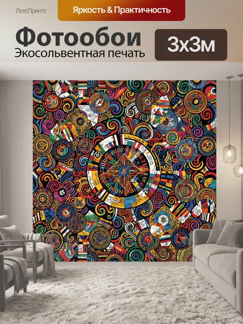 300 × 300 см · Экосольвентная печать