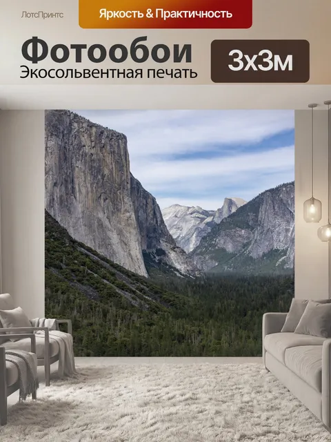 Фотообои Вид на Йосемитский туннель