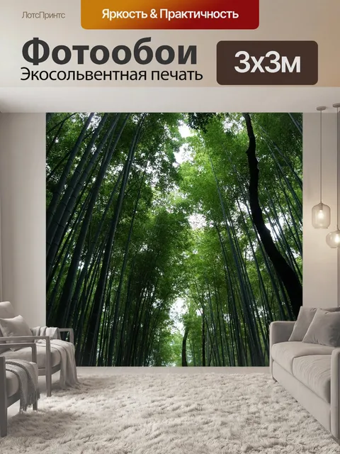 Фотообои Бамбуковый лес