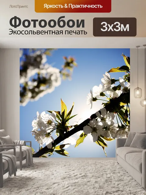Фотообои Вишни в цвету