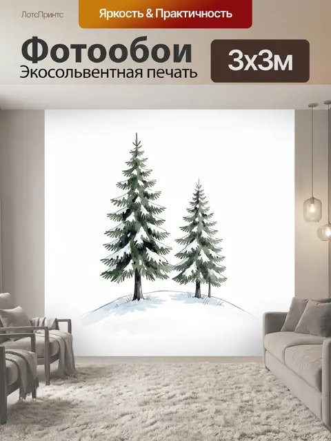 300 × 300 см · Экосольвентная печать