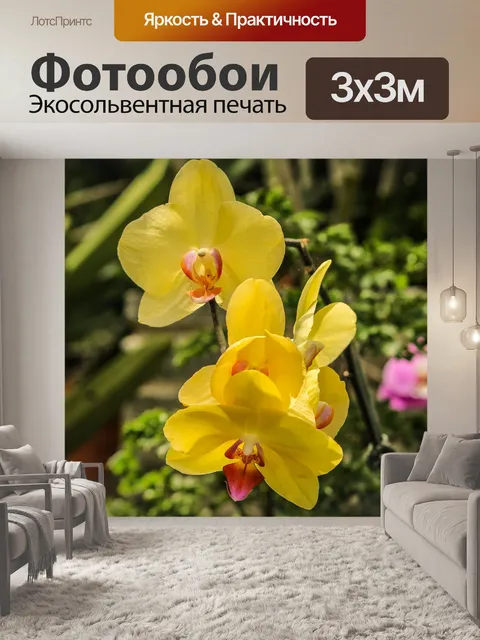 Фотообои Желтый