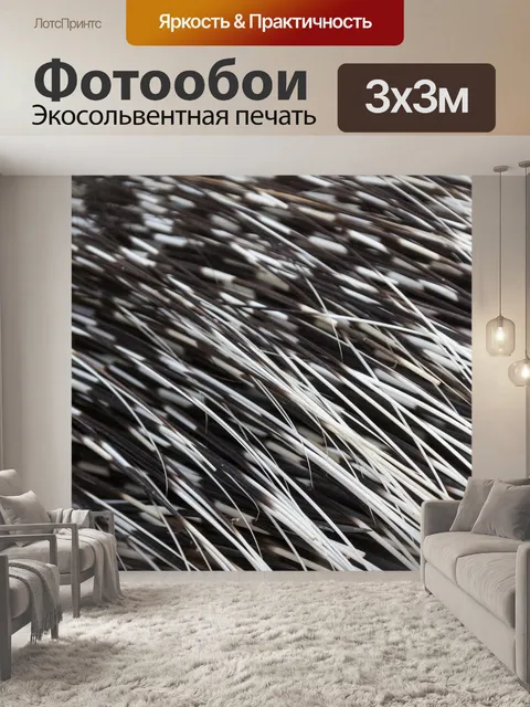 Фотообои Пироглые перья