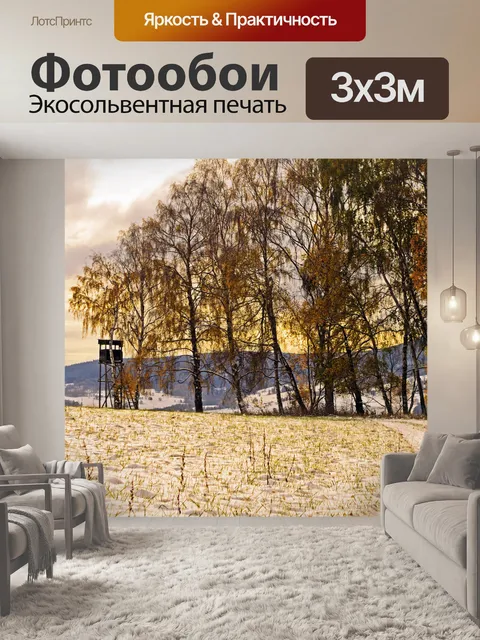 Фотообои Зимний пейзаж