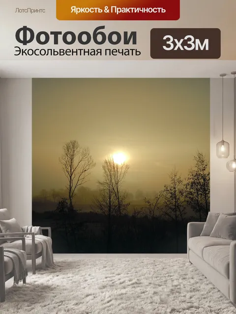 Фотообои Утренний туман