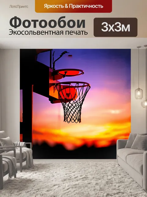 Фотообои баскетбольное кольцо