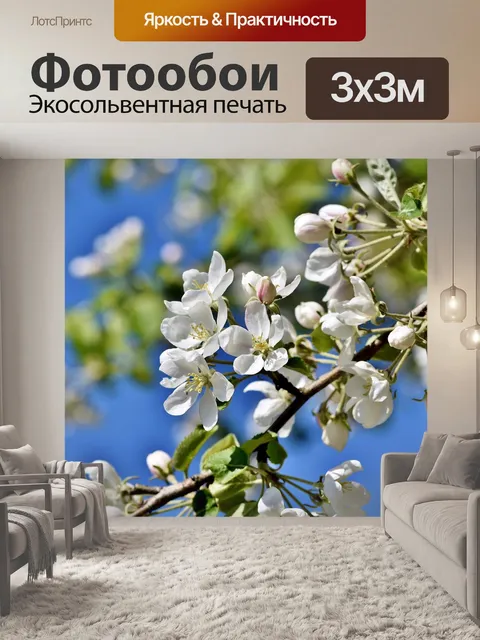 Фотообои Цветение яблони