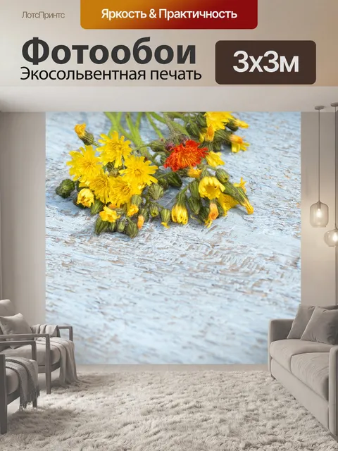 Фотообои Полевые цветы