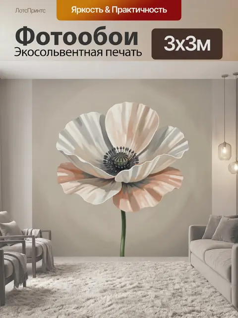 300 × 300 см · Экосольвентная печать
