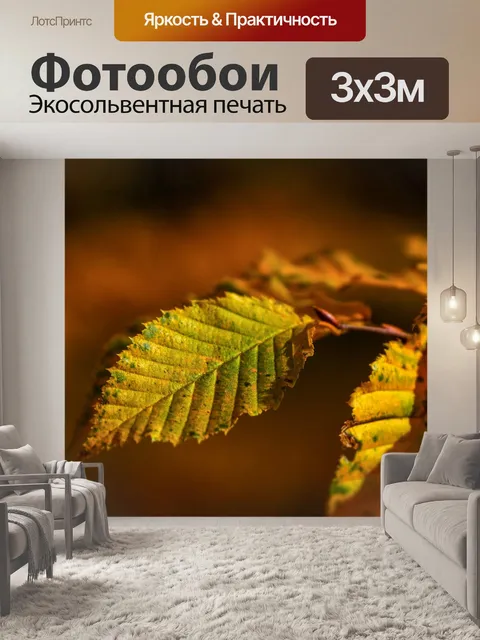 Фотообои Листья