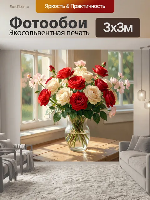 300 × 300 см · Экосольвентная печать