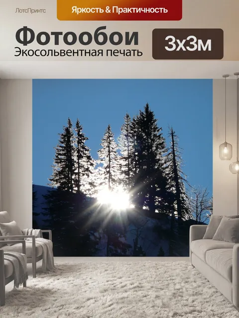 Фотообои Зимний пейзаж