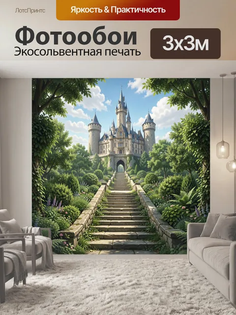 300 × 300 см · Экосольвентная печать