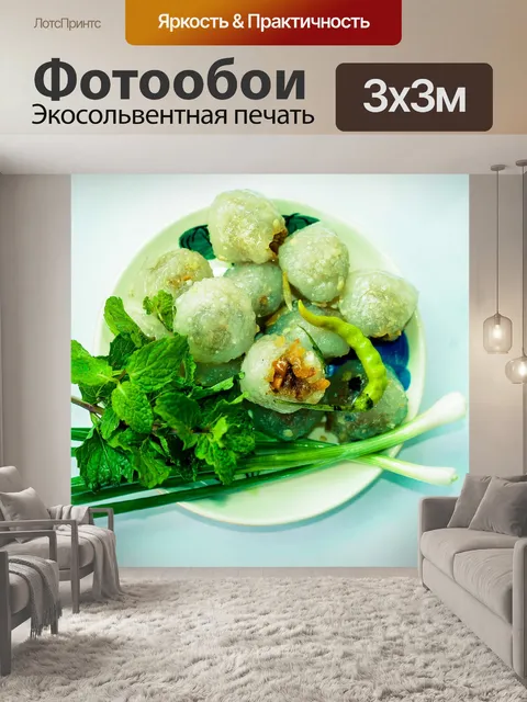 Фотообои Тайская десертная еда, уличная еда, саку