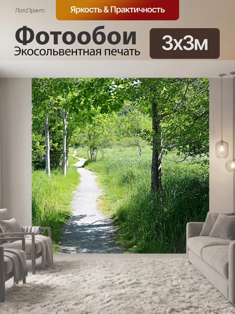 Фотообои луговой путь