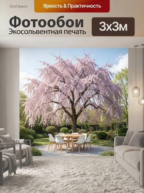 300 × 300 см · Экосольвентная печать