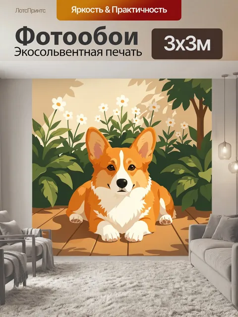 300 × 300 см · Экосольвентная печать