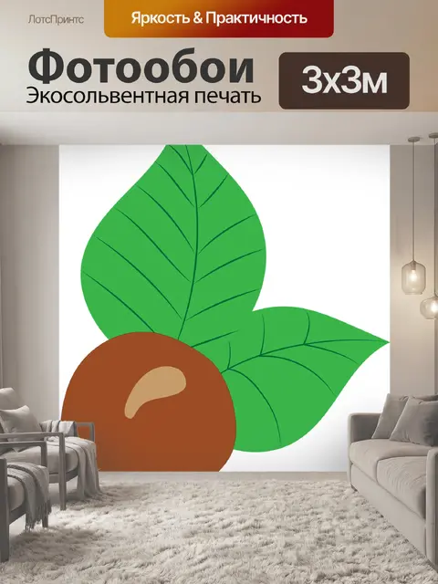 Фотообои Лесной орех