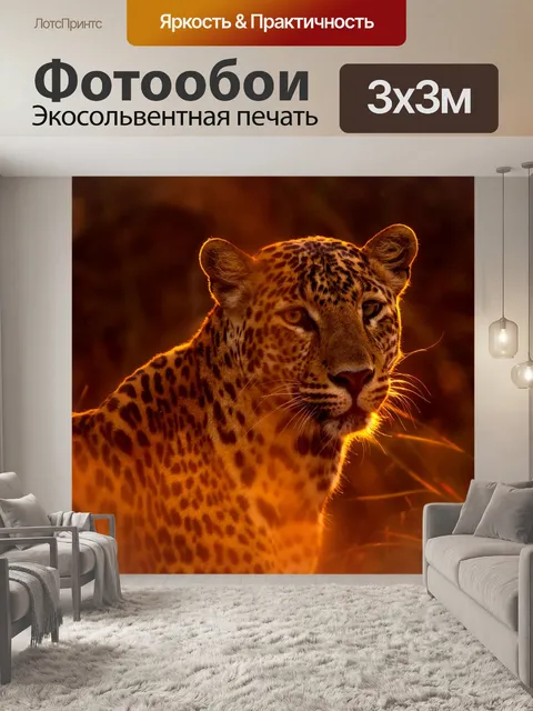 Фотообои Леопард