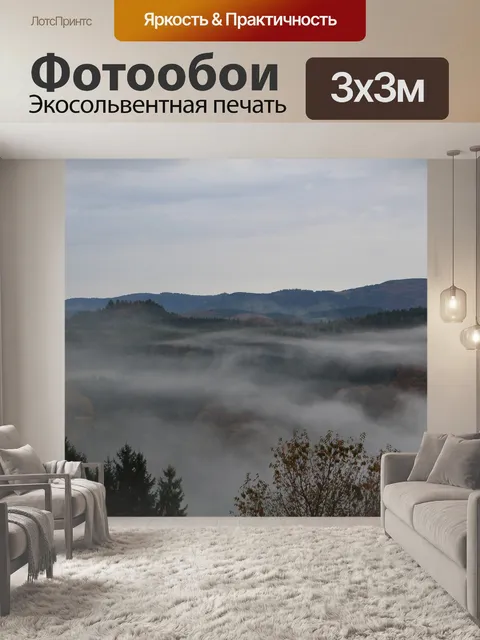 Фотообои Черный лес