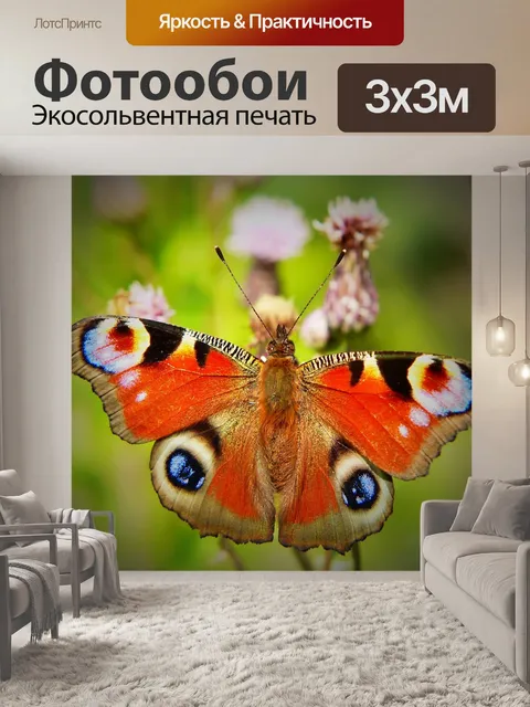 Фотообои Фея павлин
