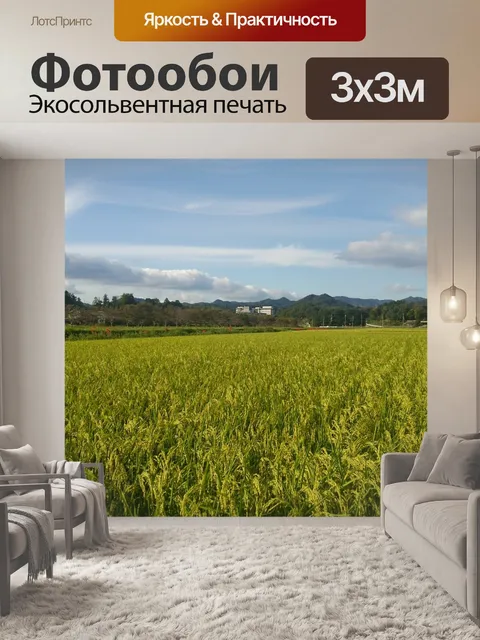 Фотообои Заливное поле