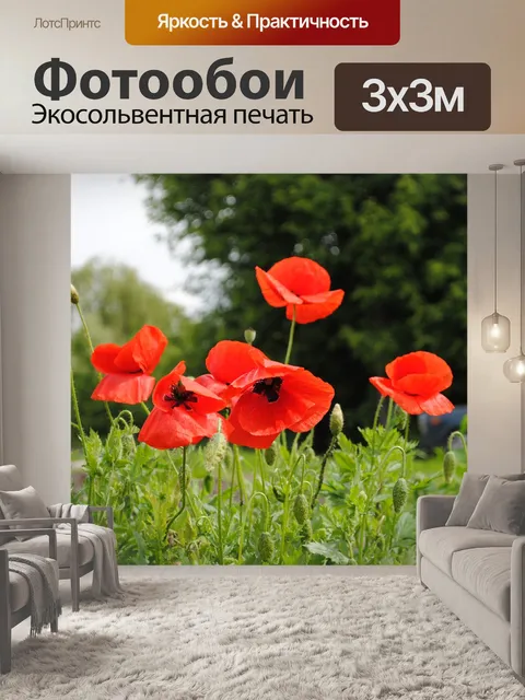 Фотообои Цветы