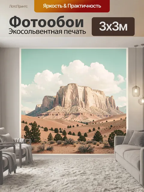 300 × 300 см · Экосольвентная печать