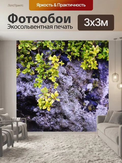 Фотообои декоративная зелень