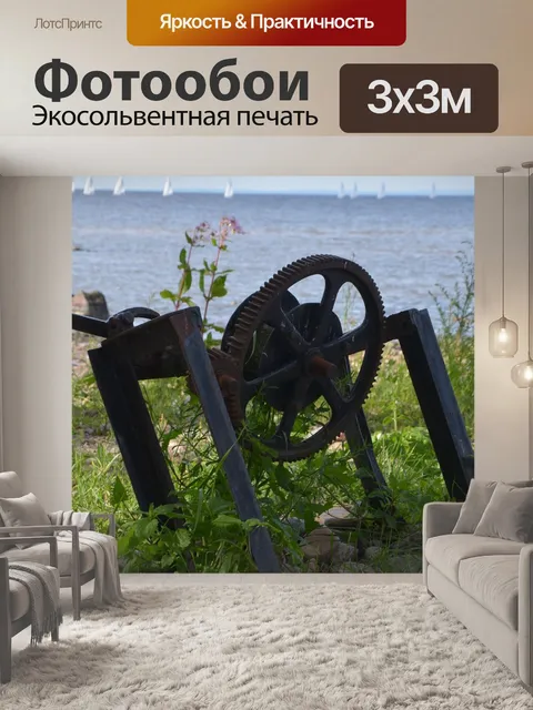 Фотообои Лебедка