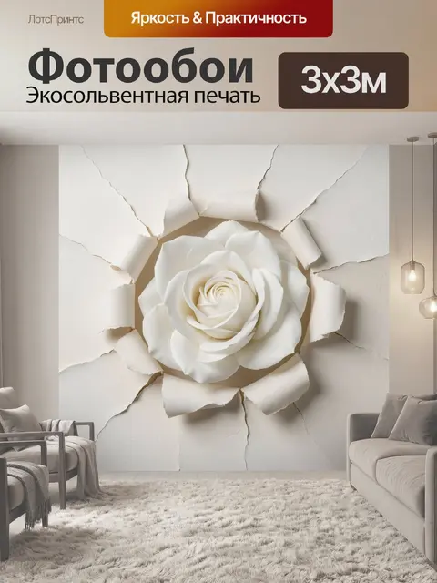 300 × 300 см · Экосольвентная печать