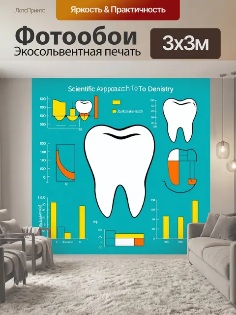 Фотообои научный подход к стоматологии