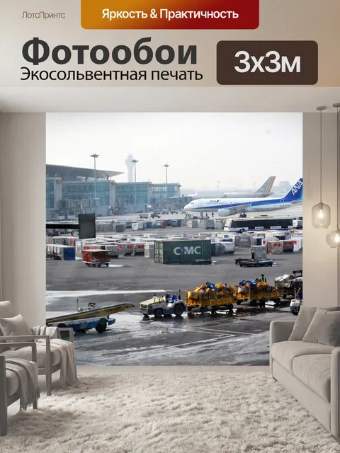 Фотообои Загруженном аэропорту