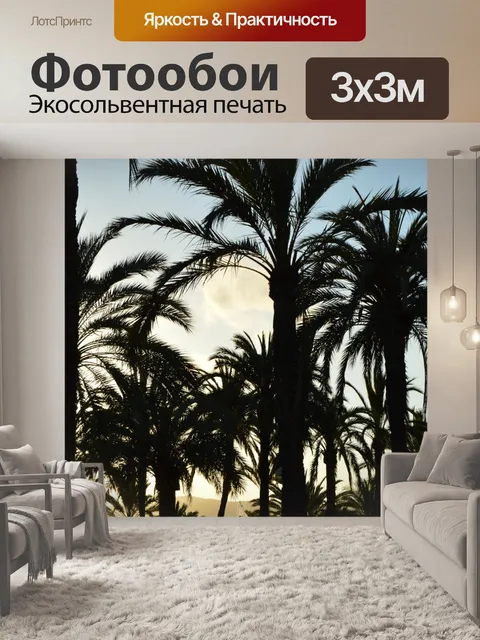 Фотообои Пальмовая аллея