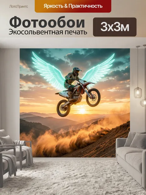 300 × 300 см · Экосольвентная печать