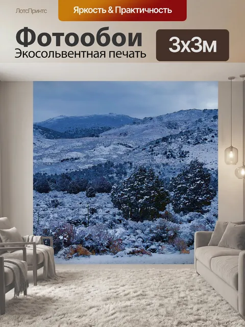 Фотообои Зимний пейзаж