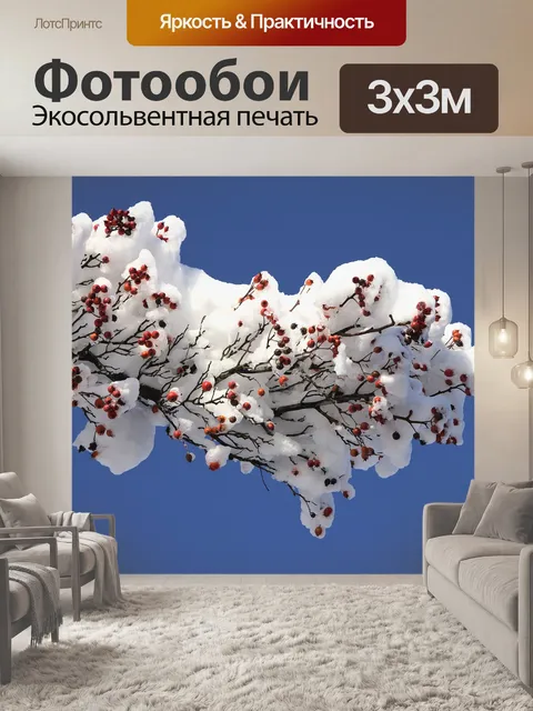 Фотообои Снег