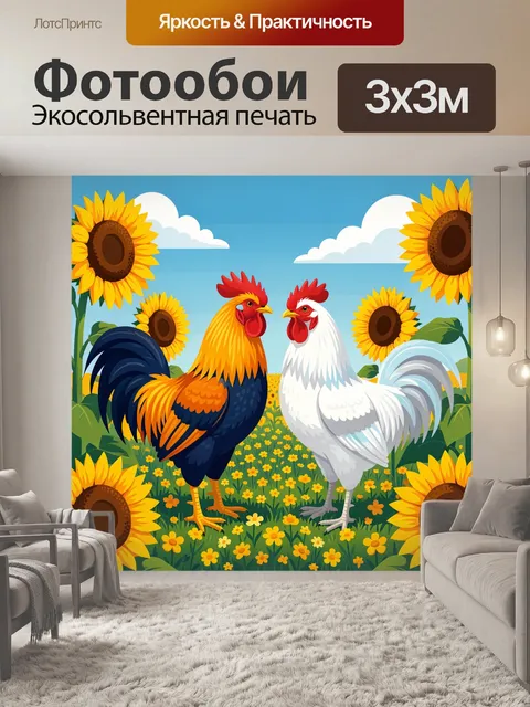 300 × 300 см · Экосольвентная печать