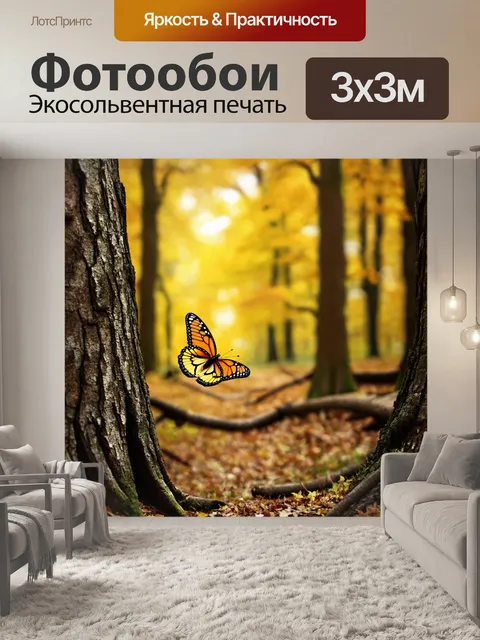 Фотообои бабочки
