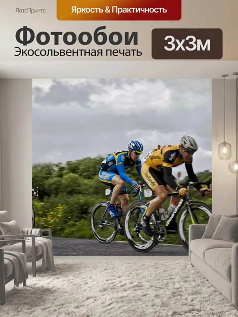 Фотообои Велосипедисты