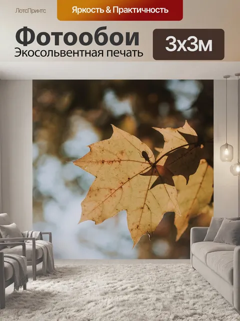 Фотообои Лист
