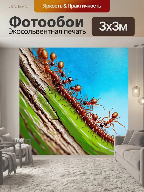 Фотообои в рамках макросъемки