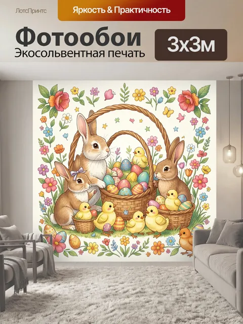 300 × 300 см · Экосольвентная печать