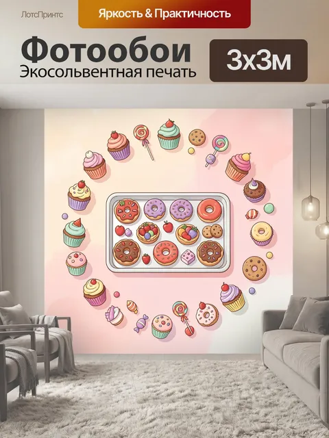 300 × 300 см · Экосольвентная печать