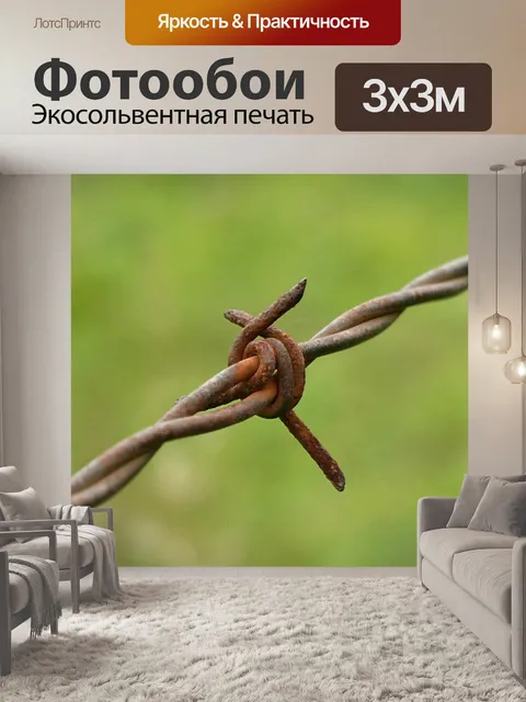 Фотообои Колючая проволока