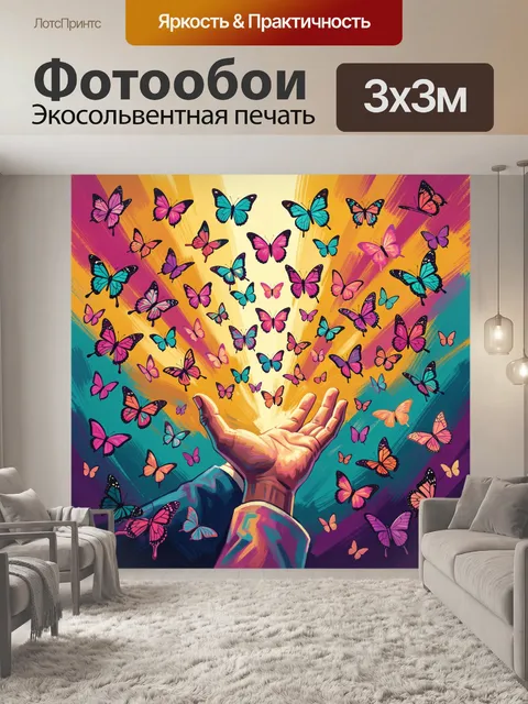 300 × 300 см · Экосольвентная печать