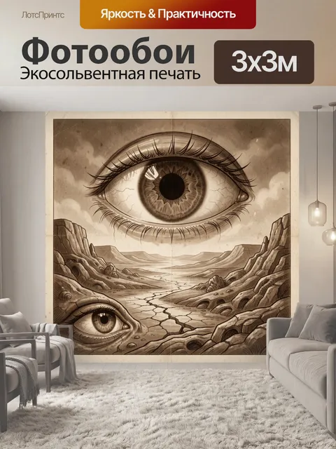 300 × 300 см · Экосольвентная печать