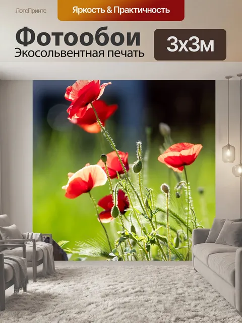 Фотообои Мак