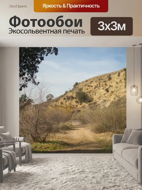 Фотообои Тропа через Калифорнии пустыне