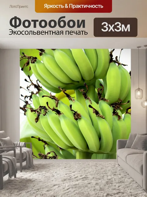 Фотообои Гроздь созревания бананового дерева